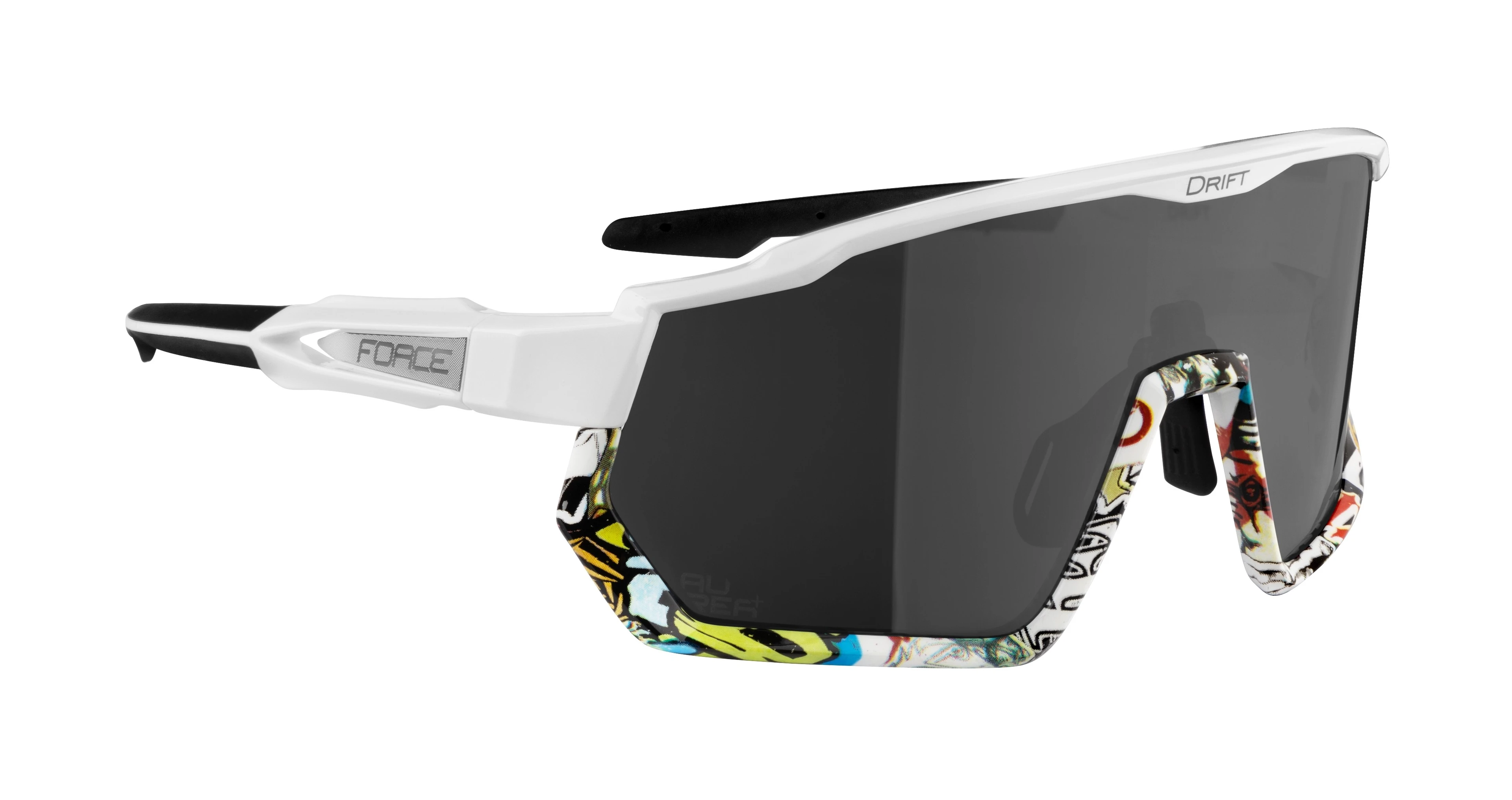 3. Ochelari Force Drift White-Vivid, Black Contrast Alb/Multicolor