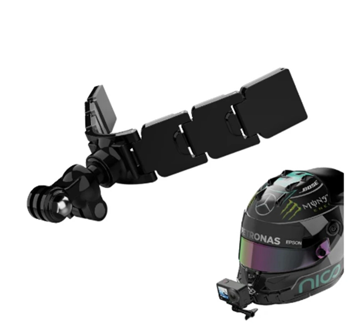 19. Suport a camerelor video la casca full face motocicleta bicicleta downhill fox