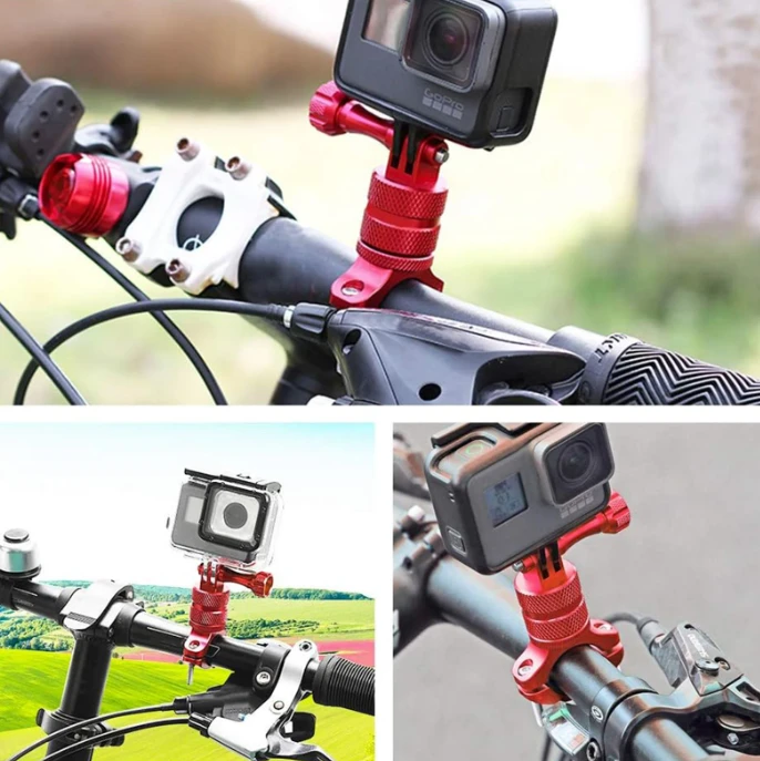 19. Suport pt ghidon bicicleta Furca Tava pt camera GoPro insta360 DJI SJcam