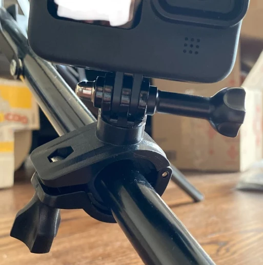 15. Suport pt ghidon bicicleta Furca Tava pt camera GoPro insta360 DJI SJcam