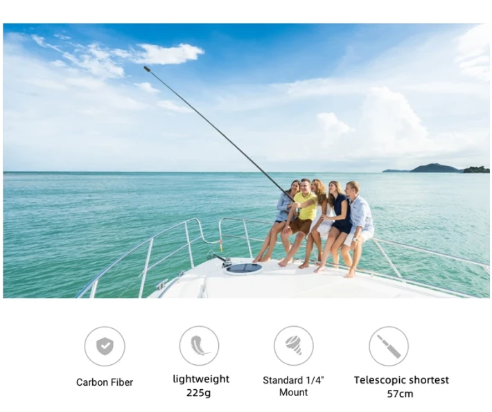 22. Selfie Stick pt Camera video sport Gopro DJI insta360 Sjcam Telefon