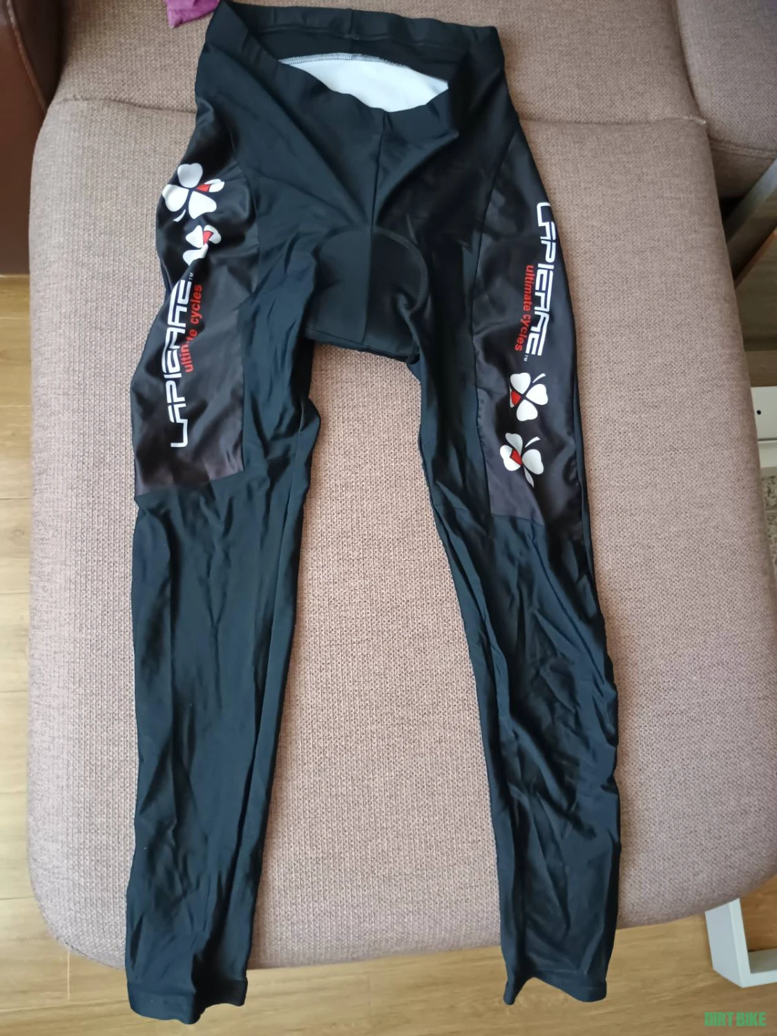 1. Vand pantaloni lungi cu bazon cu imprimeu Lapierre FDJ