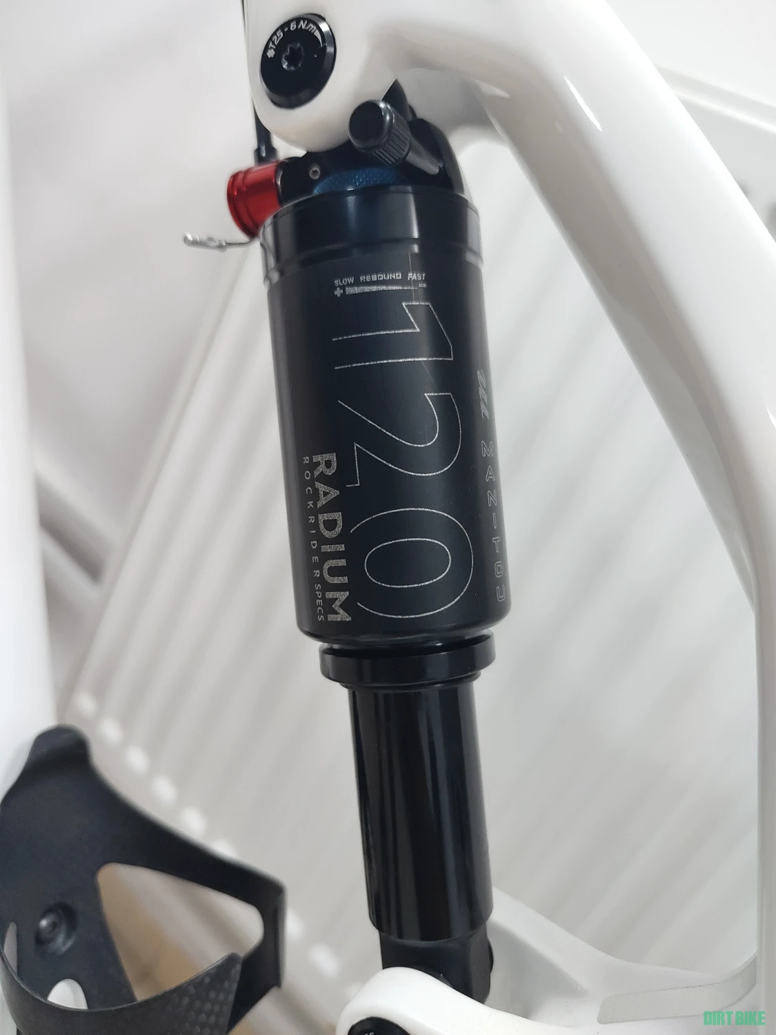 1. Shock amortizor bicicleta Manitou 120mm, 190x45 NOU