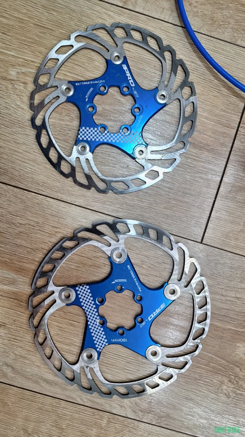 1. Set complet frane mecanice pe disc Avid BB5