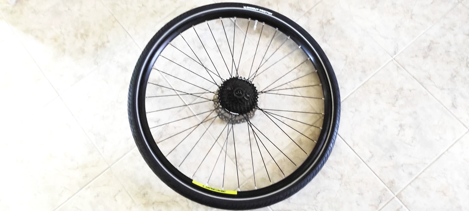 1. Roata spate completa Lapierre Overvolt 28" 10x135mm noua