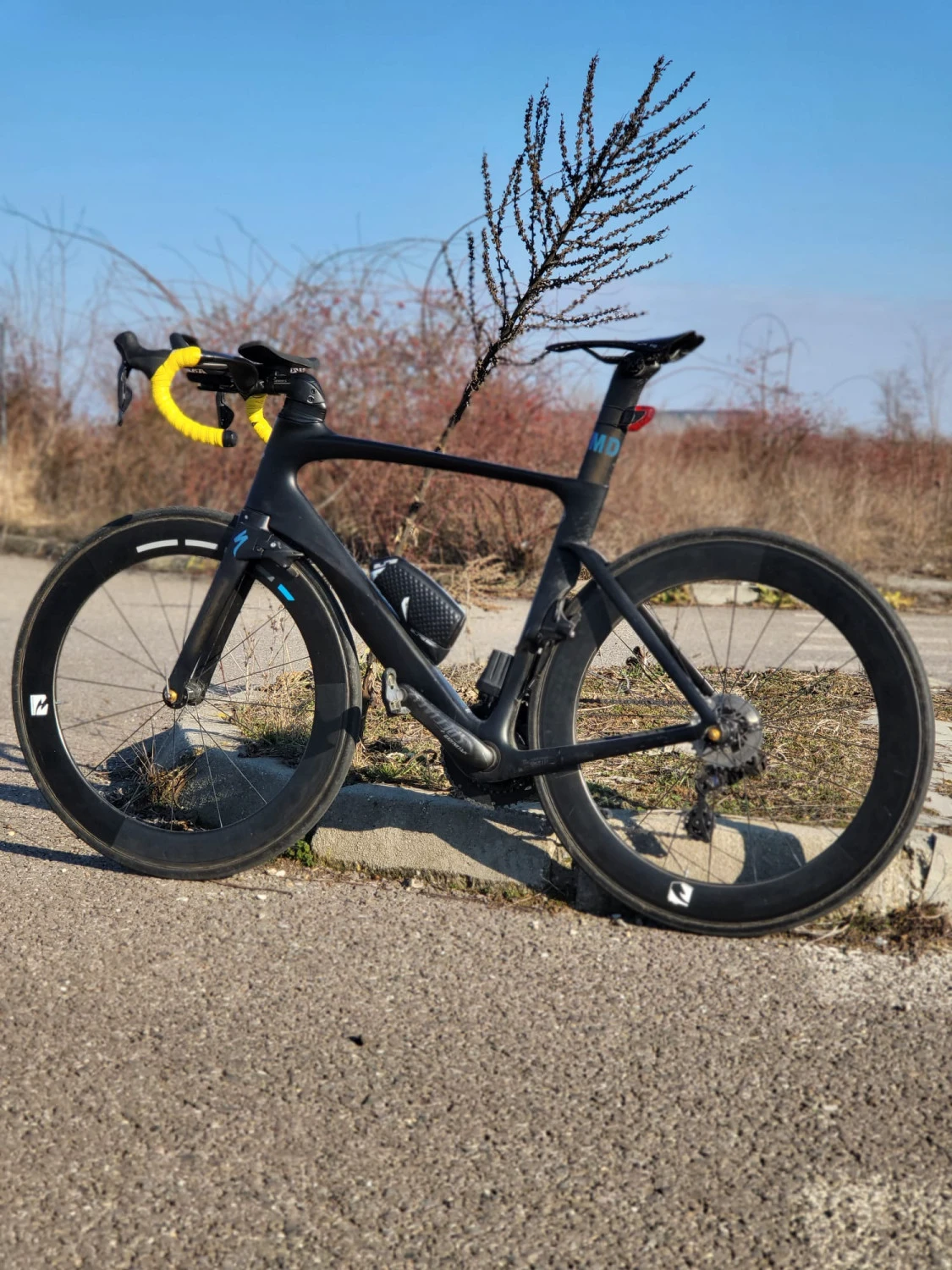 5. Cursiera Specialized Venge Pro Vias Satin Black, Dura-Ace Di2, PM Quarq