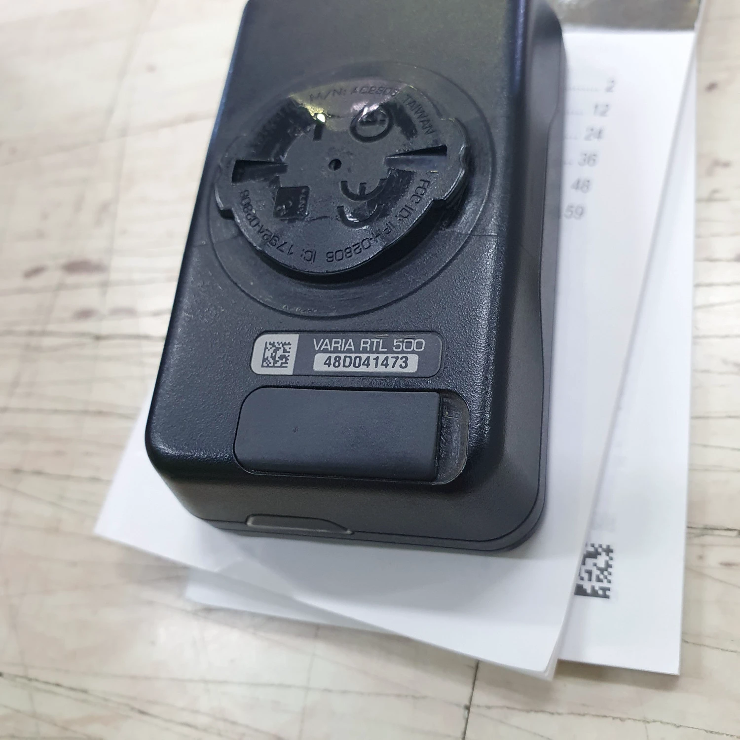 2. Radar bicicleta Garmin Varia RTL 500