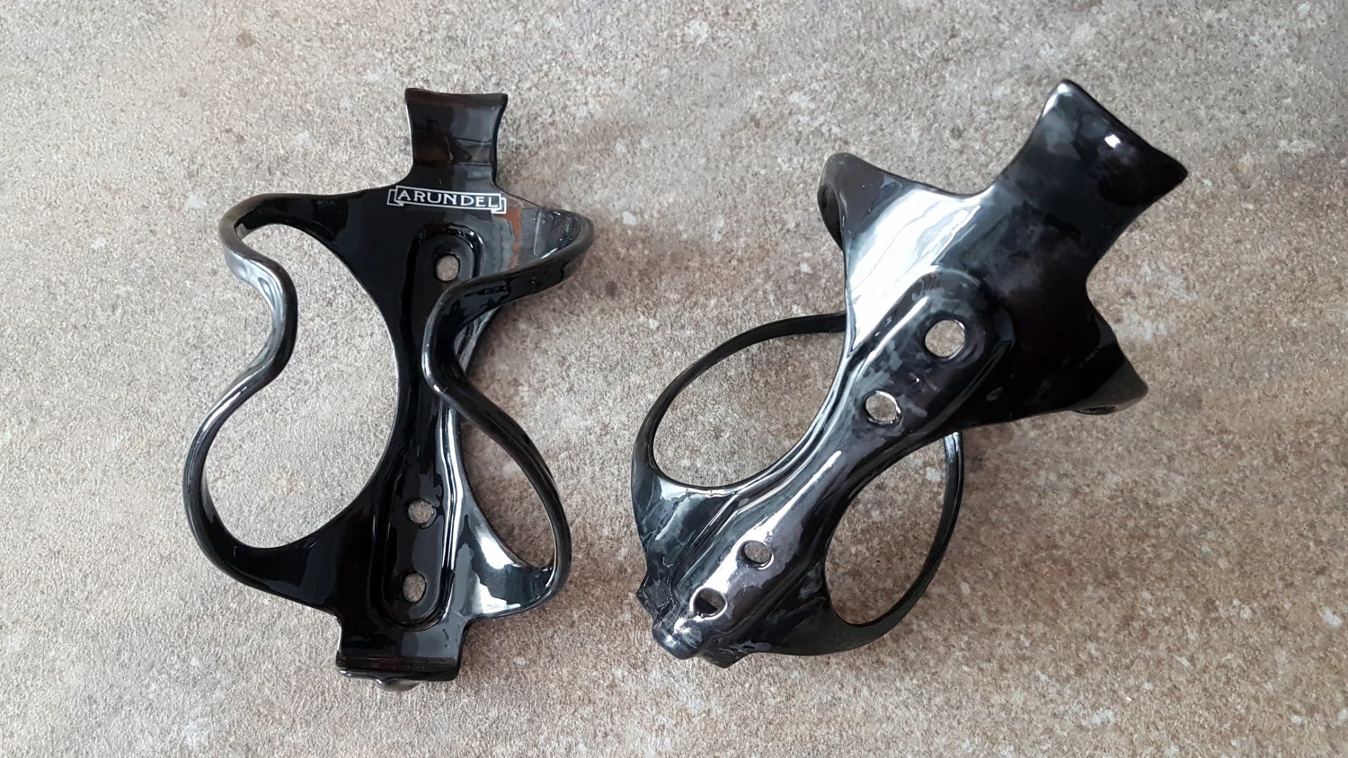 5. Suport, suporturi bidon Carbon bicicleta Arundel Mandible UD Glossy
