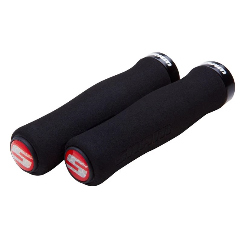 1. Mansoane SRAM Locking Foam Grips 129MM Negru/Negru