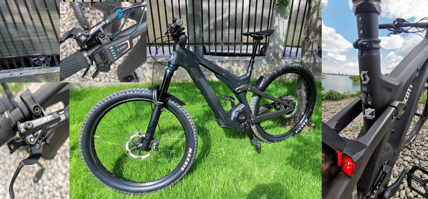 8. Scott Patron eRIDE 900, Fox 38, Shimano XT 12 Speed ( M )