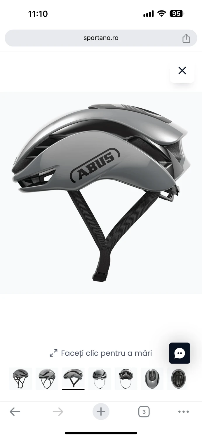 1. Cască ciclism ABUS Gamechanger 2.0 race grey