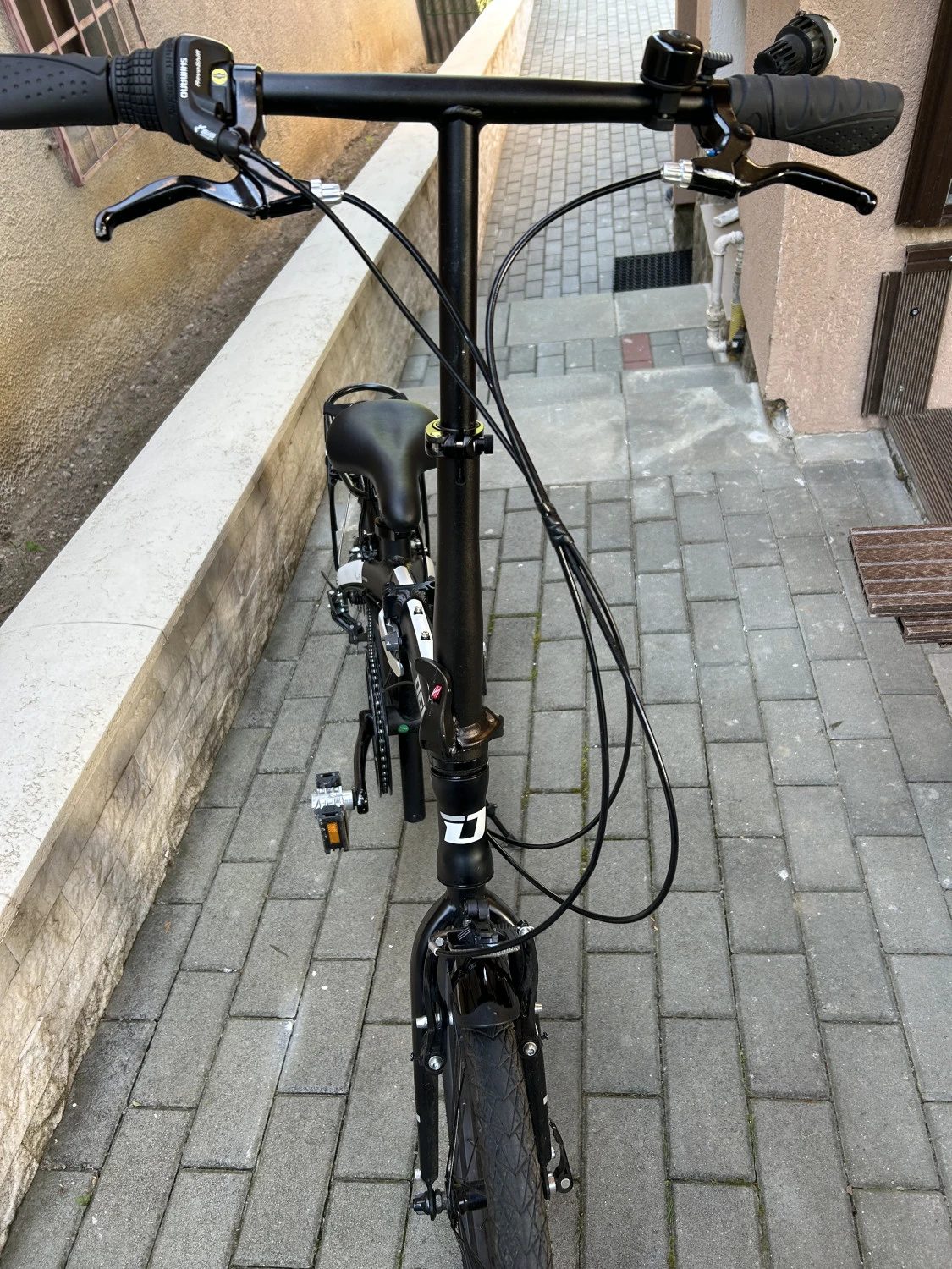 2. Bicicletă pliabilă Davi, aluminiu, schimbator Shimano