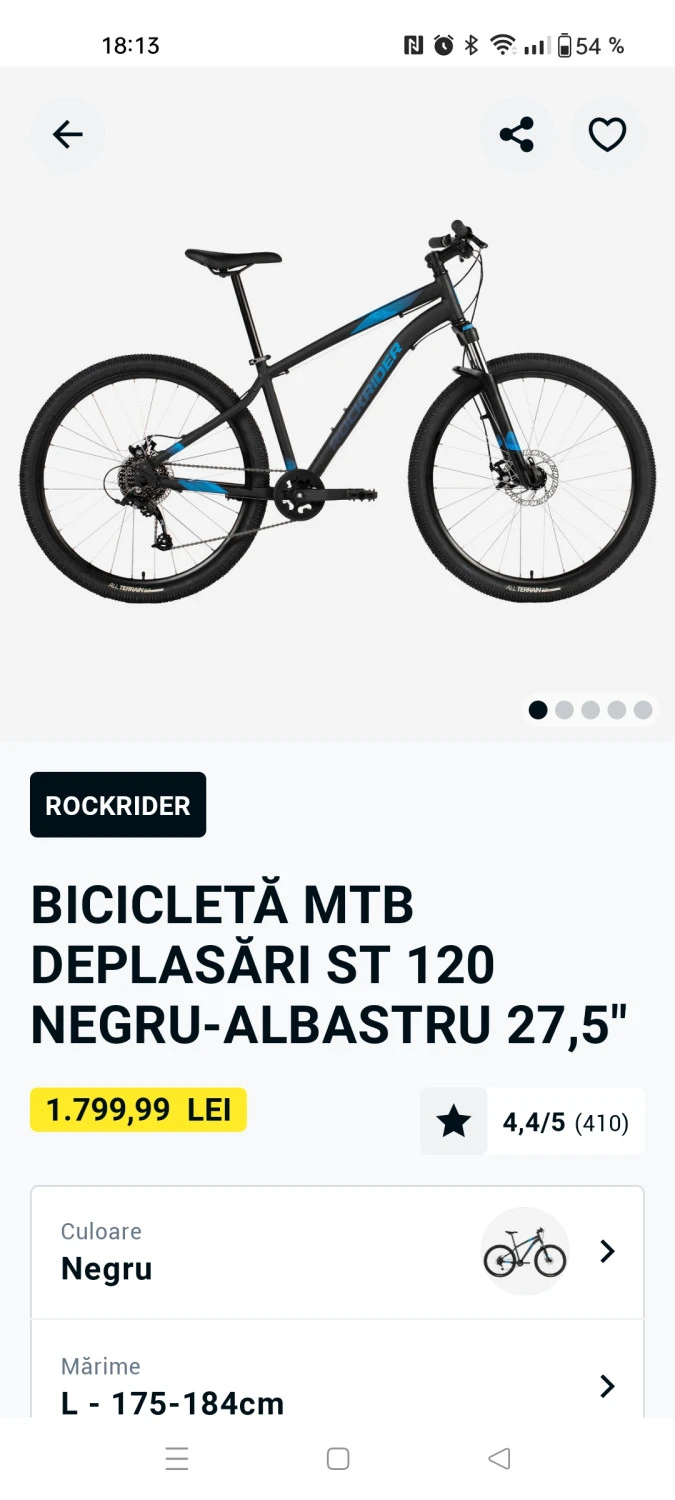 1. Bicicleta RockRaider