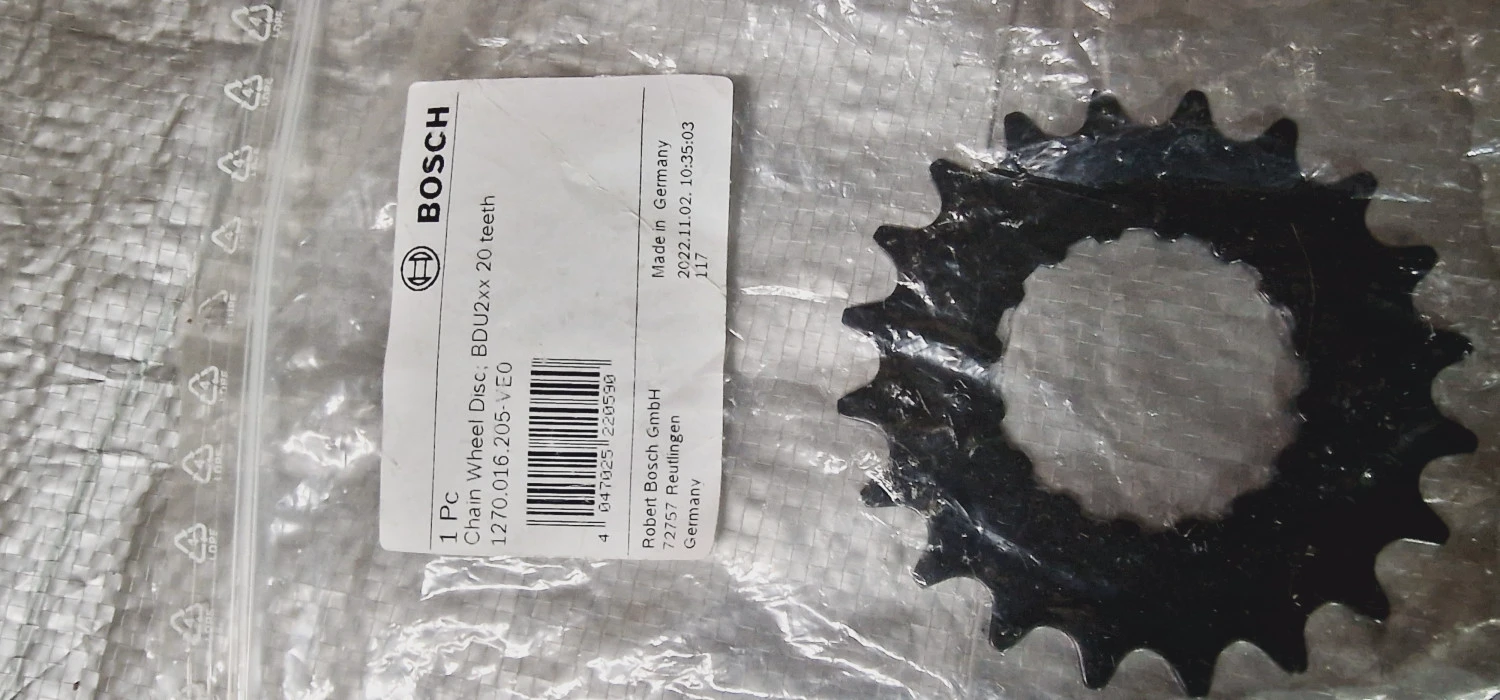 3. Foaie pinion Bosch 20 dinți e-bike