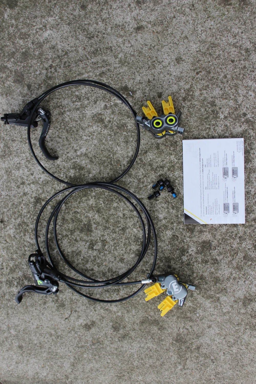 1. Magura MT7 Pro HC frane disc set complet 800-2000mm