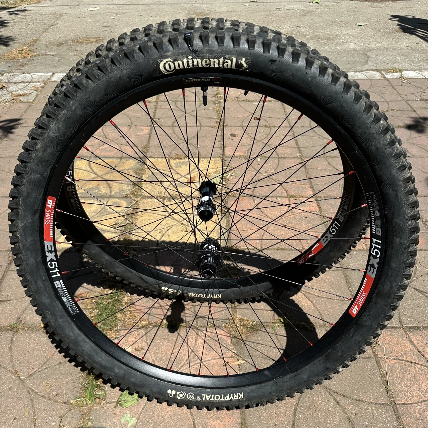 1. Set Roti DT SWISS EX511 + 350 Straight Pull Hubs - CenterLock + Microspline 12spd