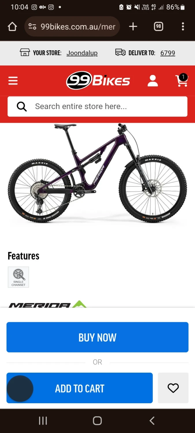5. Merida one sixty 6000 2023-2024