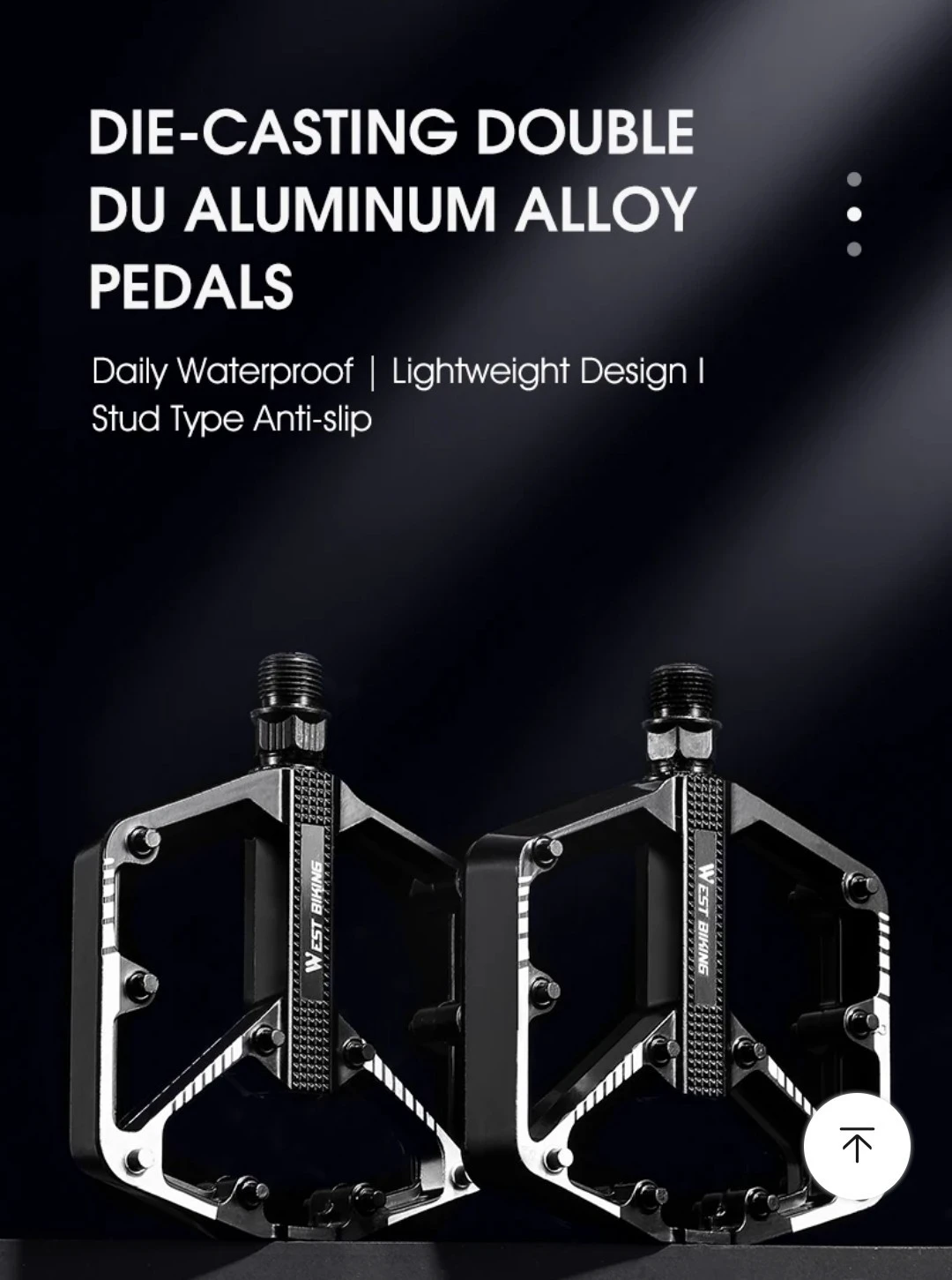 1. Pedale rulmenti aluminiu