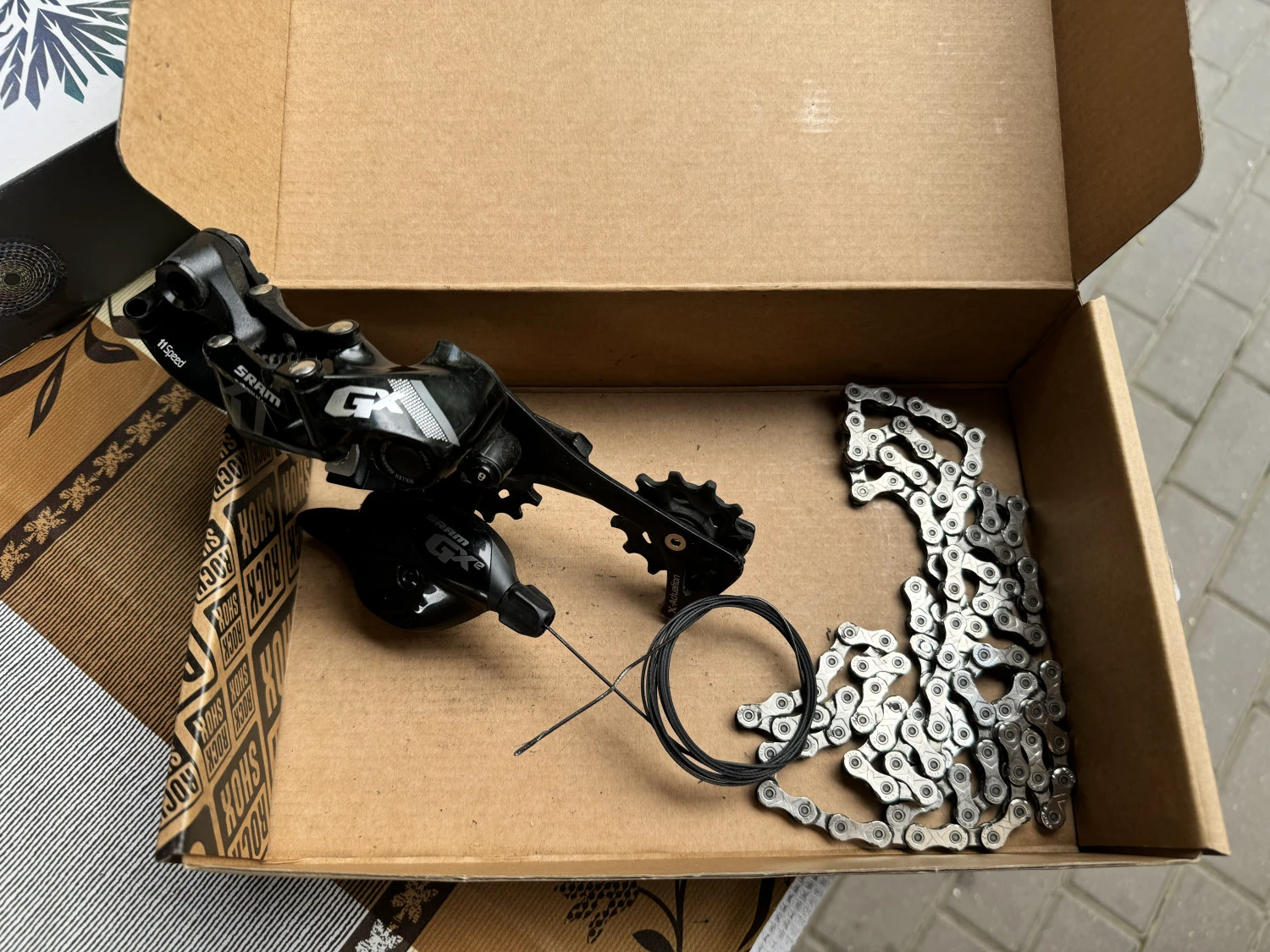 4. Schimbator maneta sram xx1 xo gx pinioane sram shimano 11