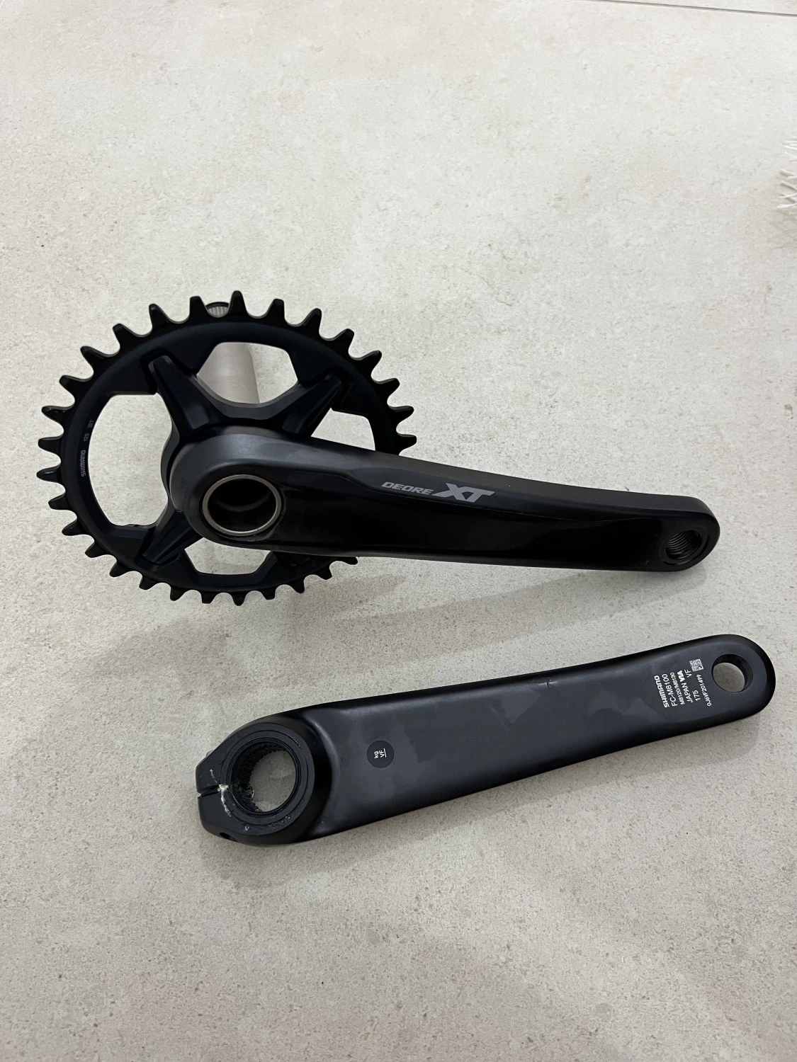 2. Angrenaj Shimano XT FC-M8120-1 175 cu foaie SM-CRM85 32T și BB
