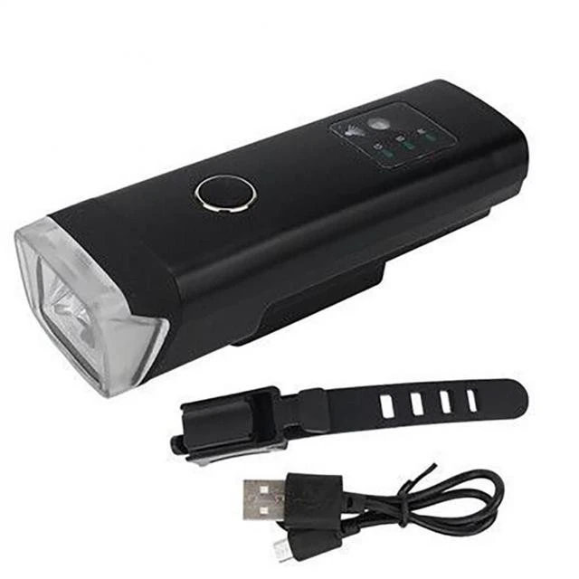 1. Far bicicleta reincarcabil USB cu functie fotosenzitiva
