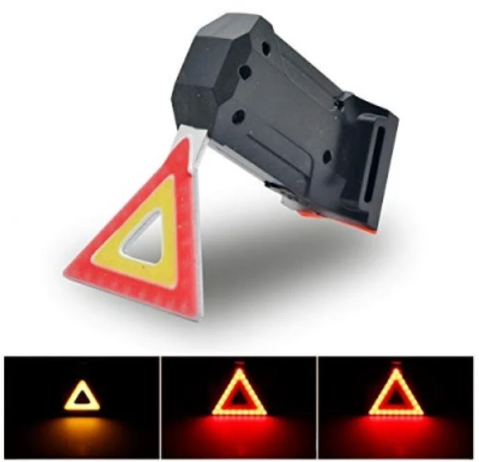 2. Stop LED superluminos USB bicicleta cursiera mtb bicolor 5 moduri bike