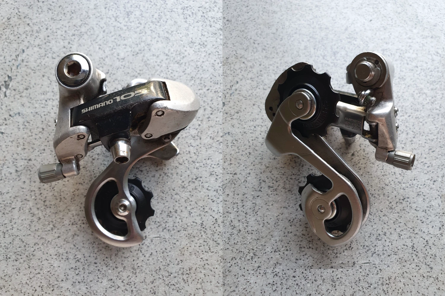 1. Shimano 105 RD-1050 deraior spate 8S