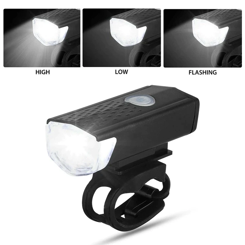 2. Set lumini pentru biciclete sau trotinete, încărcare pe cablu USB