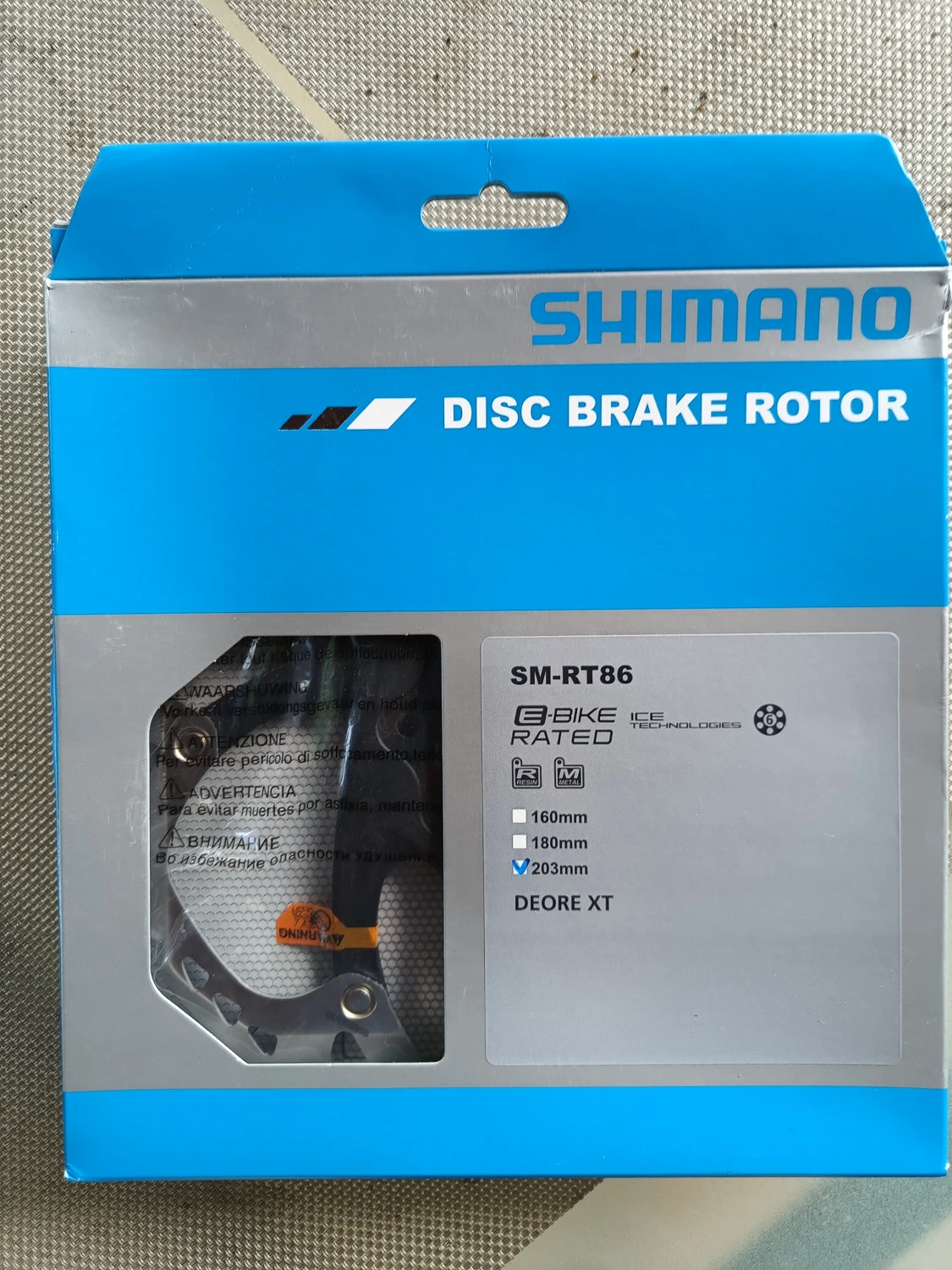 1. Disc frana Shimano SM RT86
