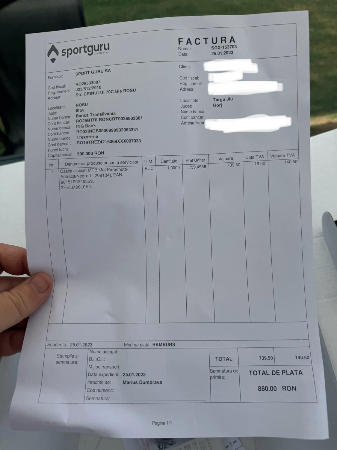 6. Vând cască Met Parachute nouă