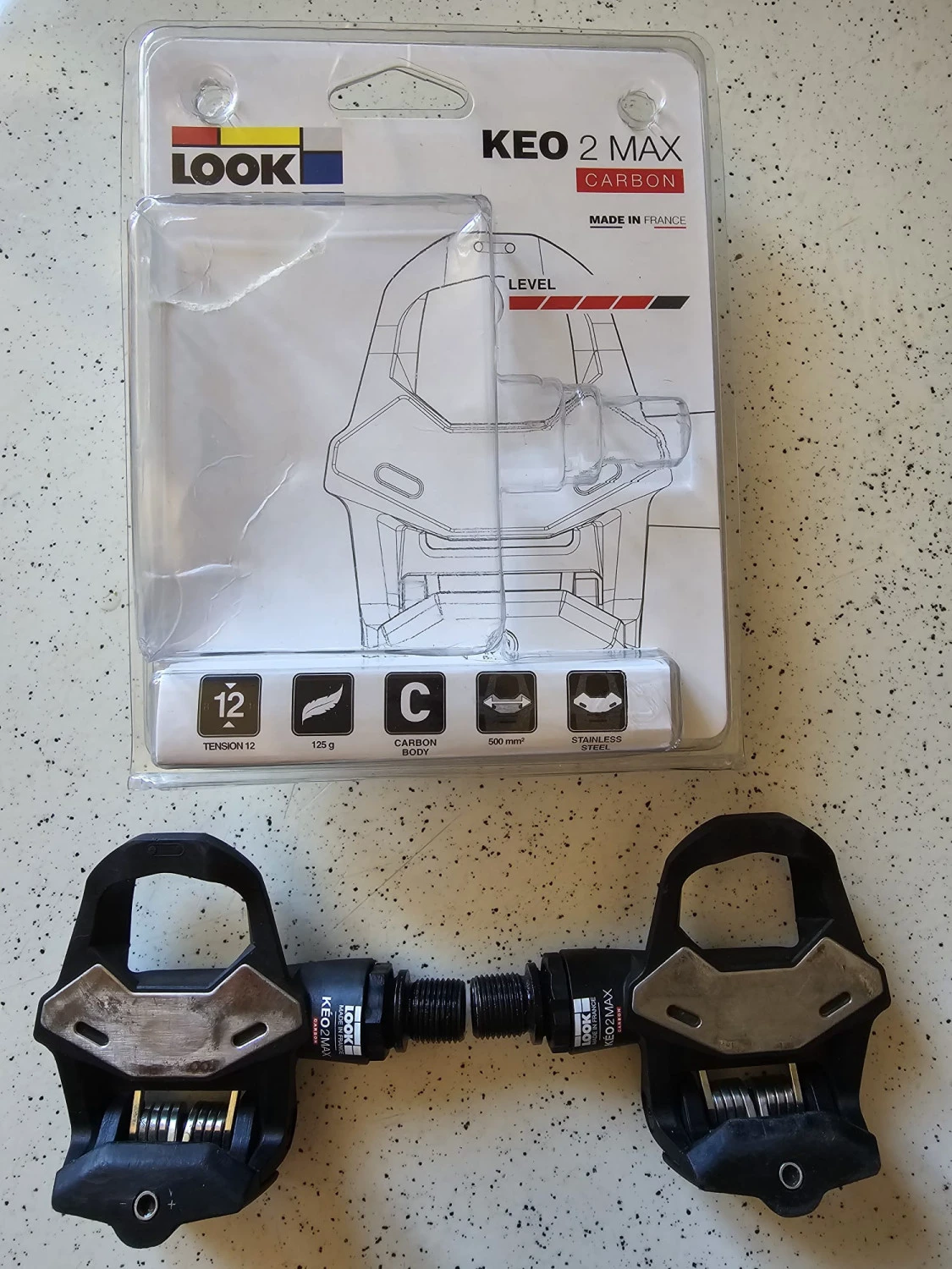 1. Pedale Look Keo 2 Max Carbon