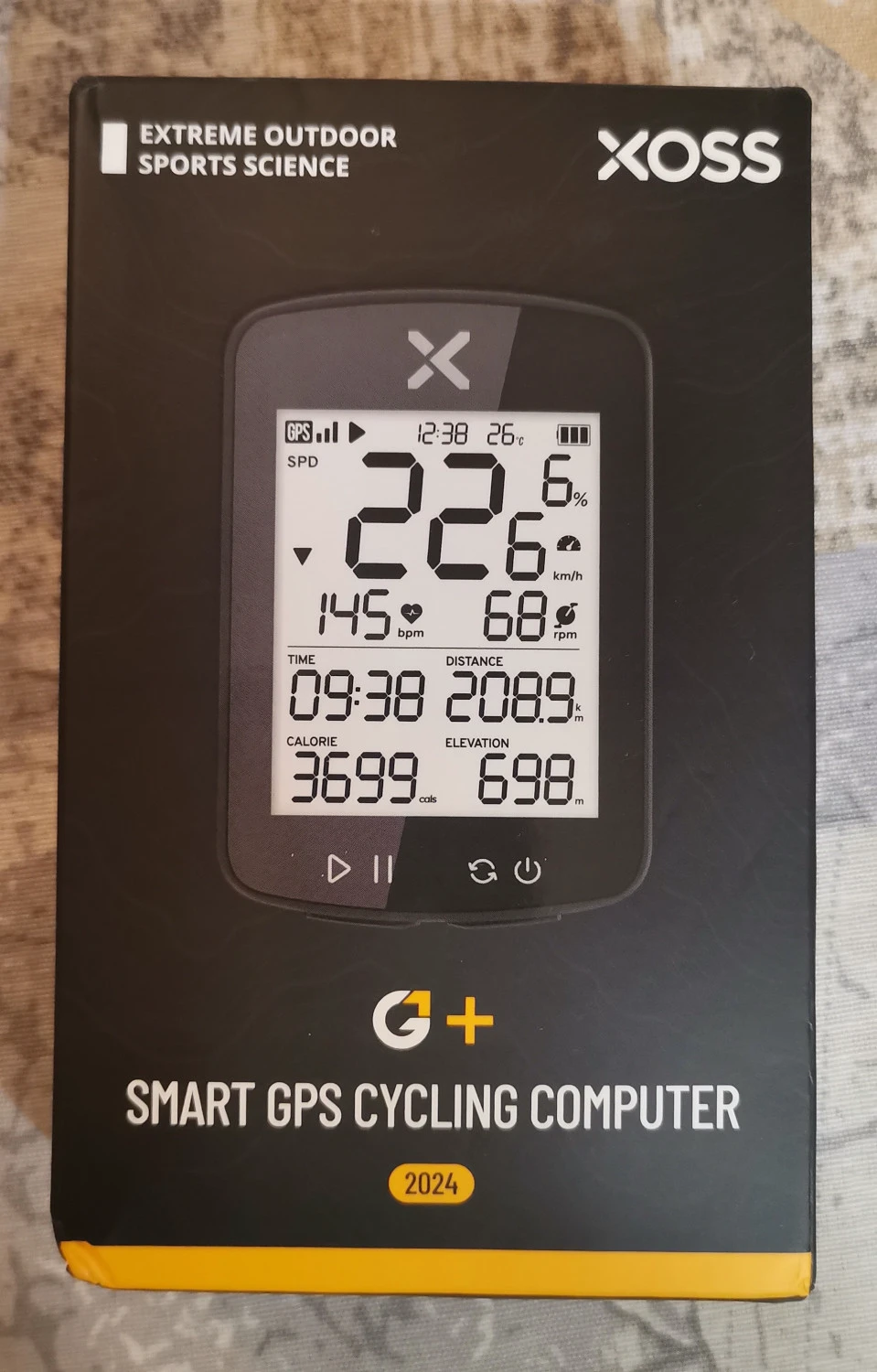 1. Ciclocomputer XOSS G2+ Produs nou