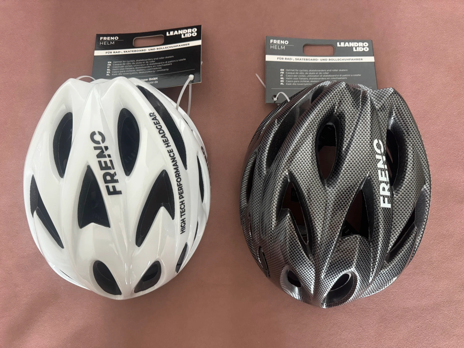2. Casca ciclism / moutain bike Leandro Lido alba size L (57-62 cm) noua