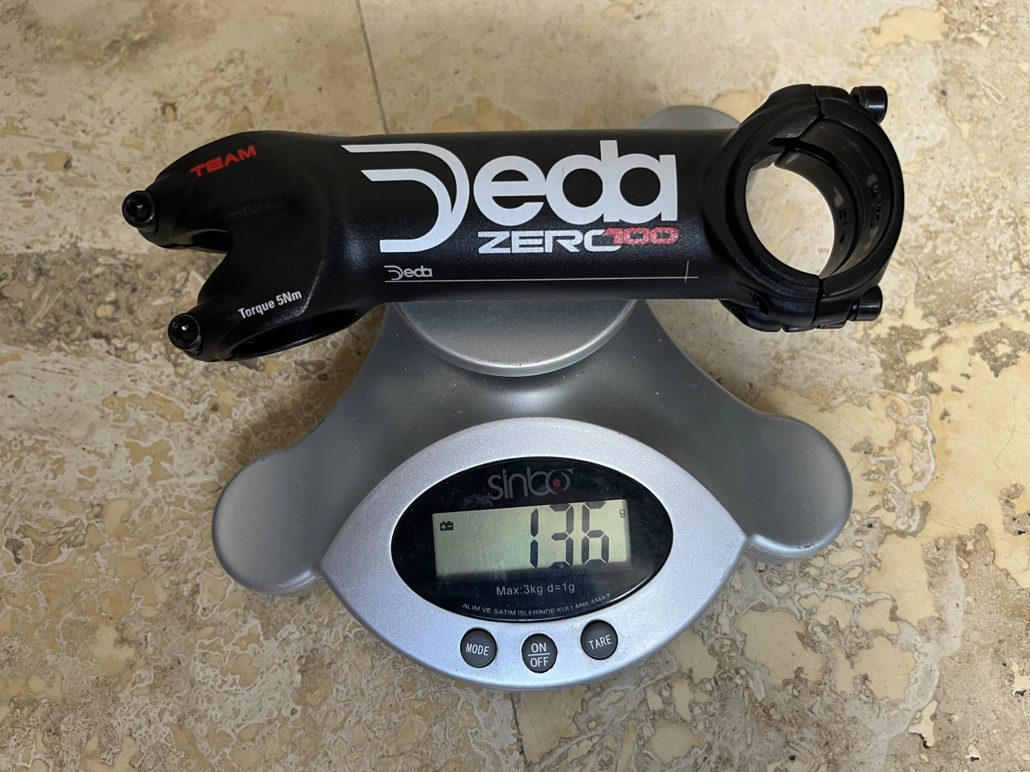 1. Pipa Deda Zero100 lungime 120mm 70grade