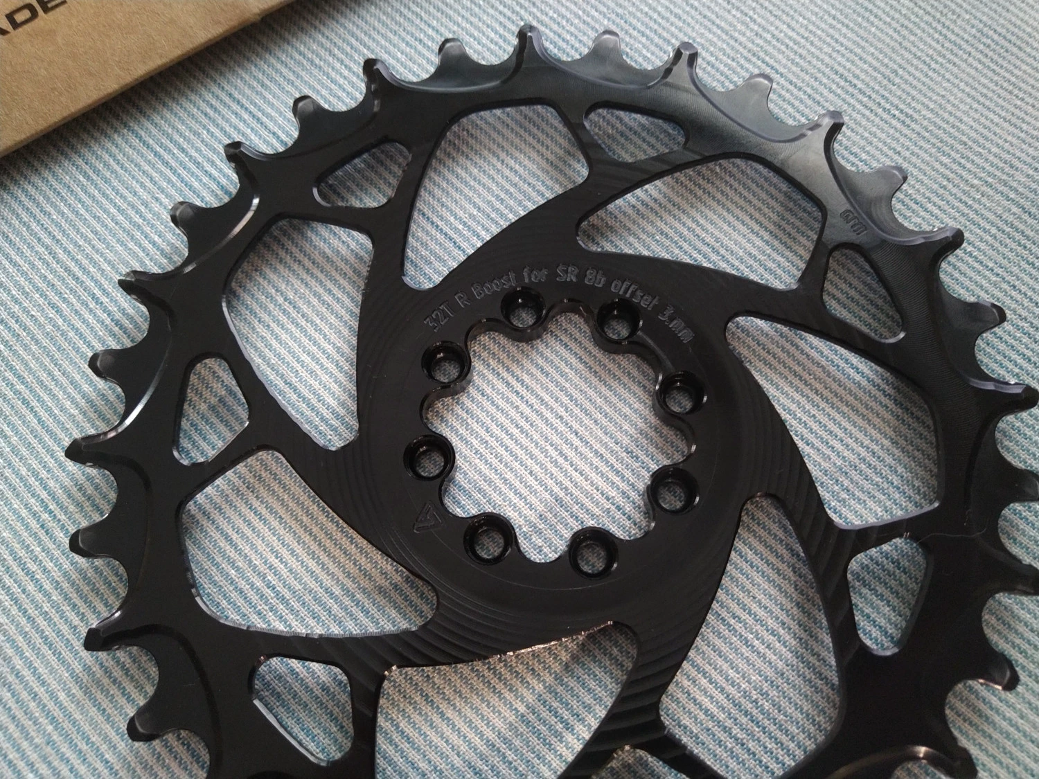 1. Foaie pentru Sram 8-bolt, 32T boost (offset 3mm)