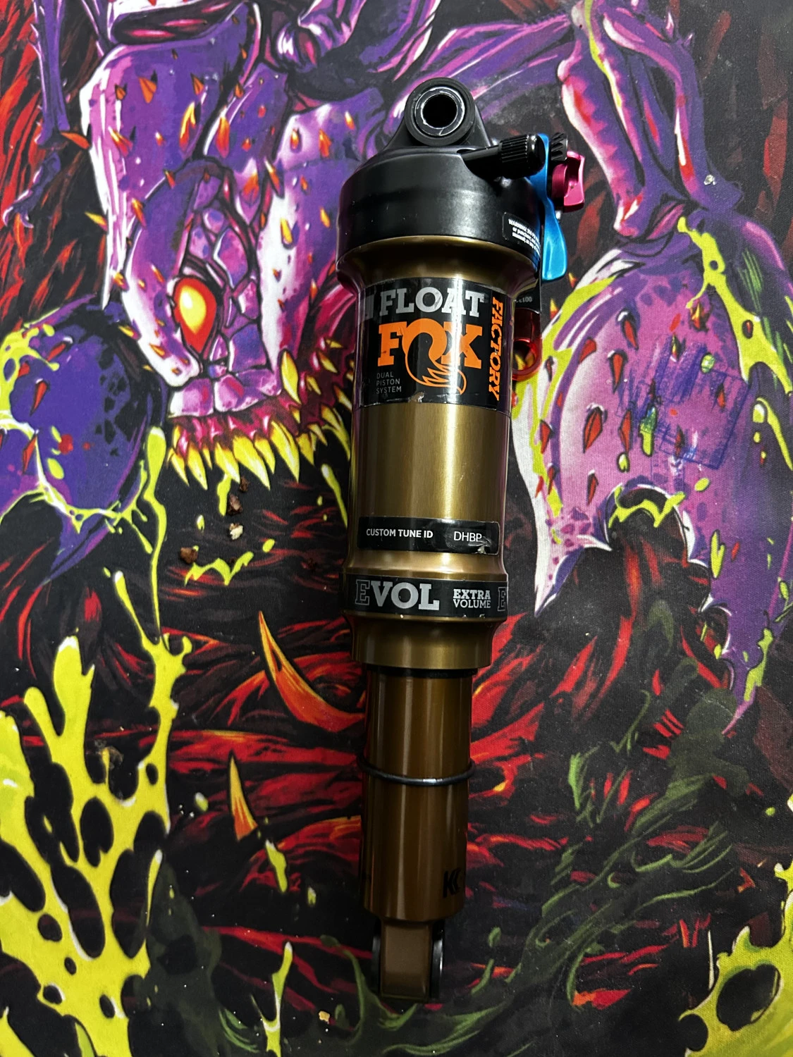 1. Shock/amortizor spate fox dps factory kashima 155mm