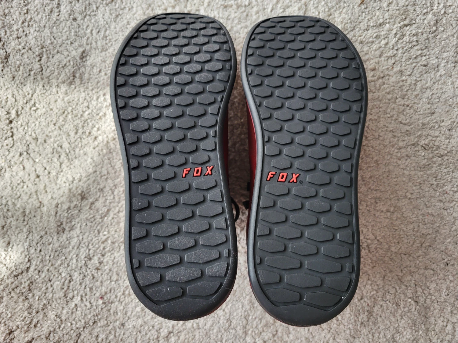 6. Papuci MTB Fox Union Flat 45 - rosu