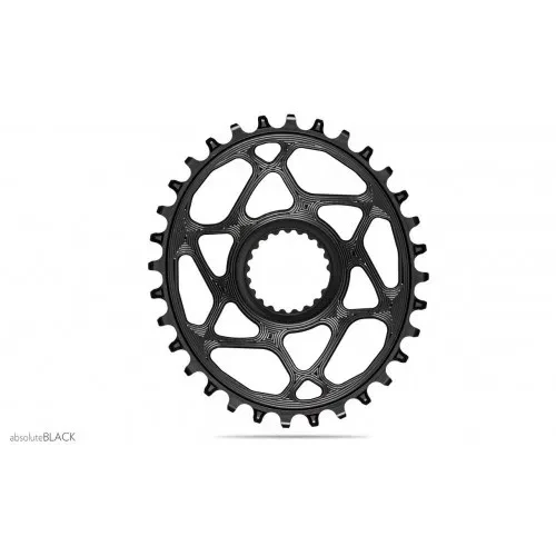 2. Foaie Absolute Black OVAL SHIMANO Direct Mount 1X Chainring - 28T