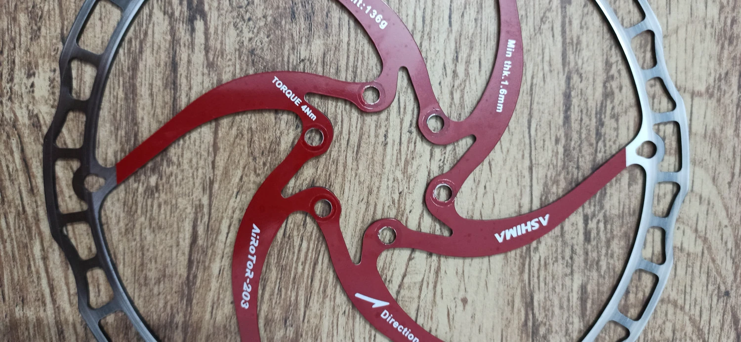 3. Rotor/ disc Ashima 203mm rosu