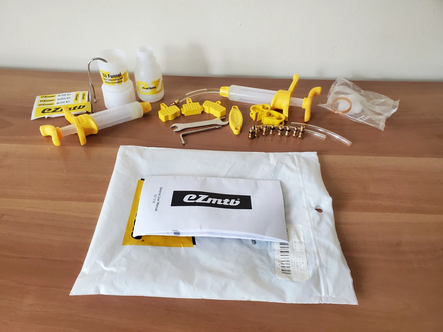 1. Kit aerisire frane hidraulice bicicleta Ezmtb