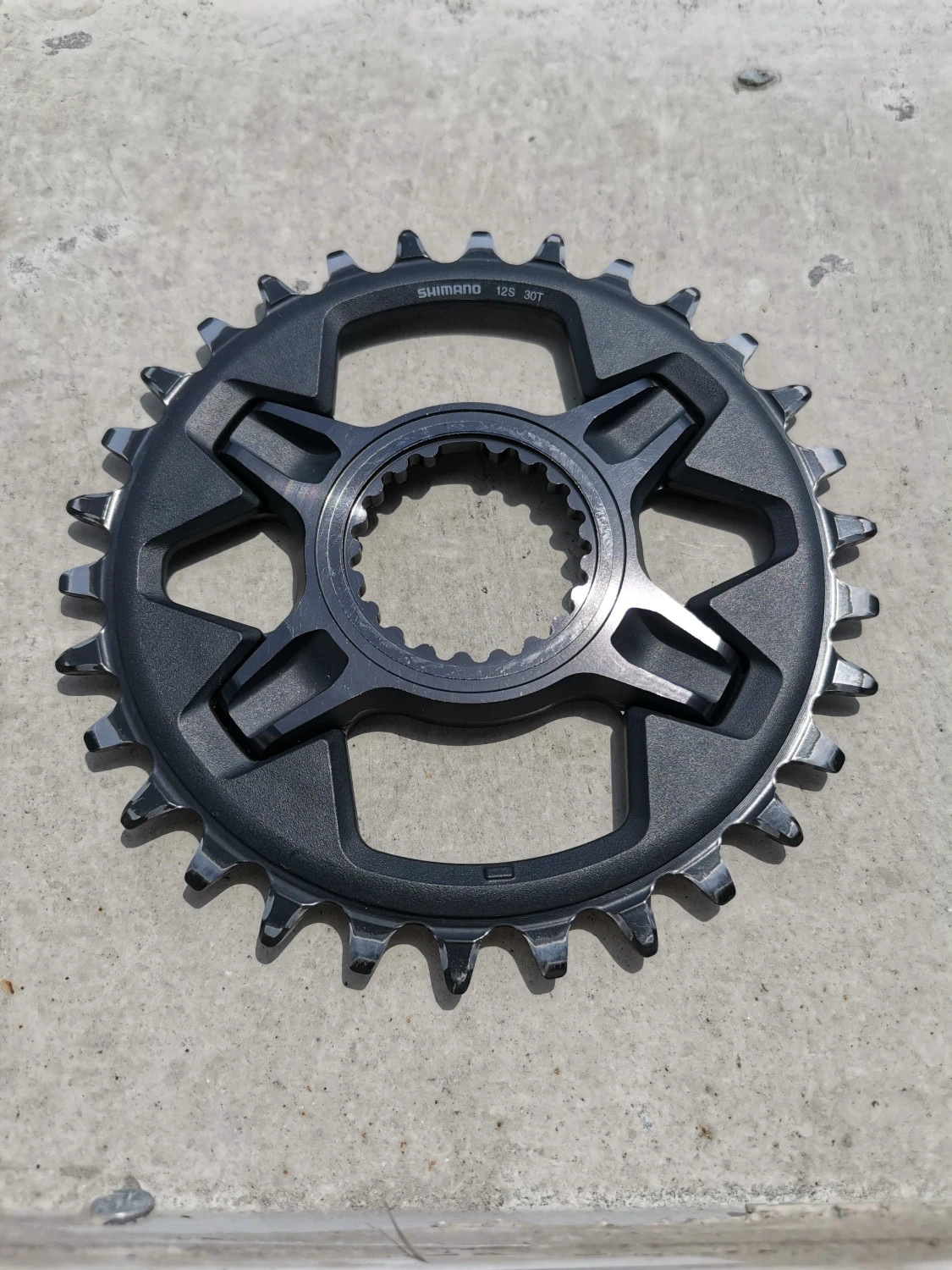 7. Foaie Angrenaj: Shimano Deore XT Model: SM-CRM85 - 30T - pt. 1x12 Compatibila: M8100-1, M8120-1, M8130-1