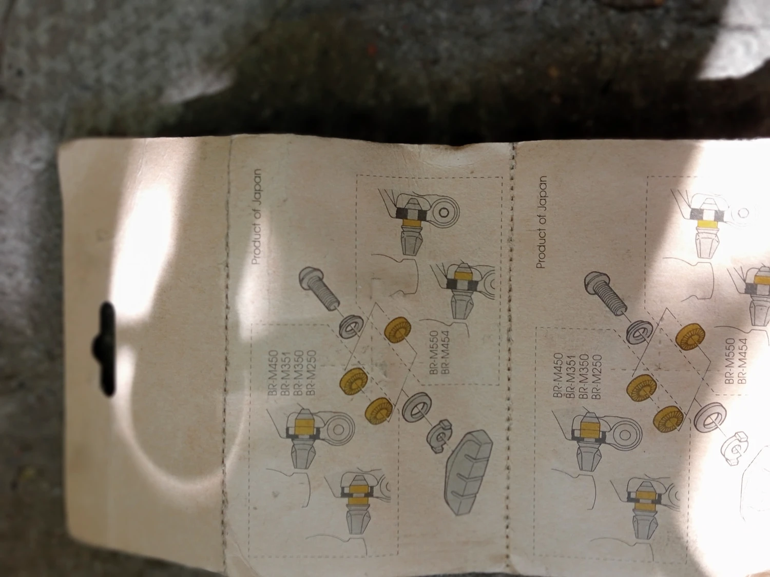 5. Set clești frana U -Breake Shimano Deore XT Japan model vintage