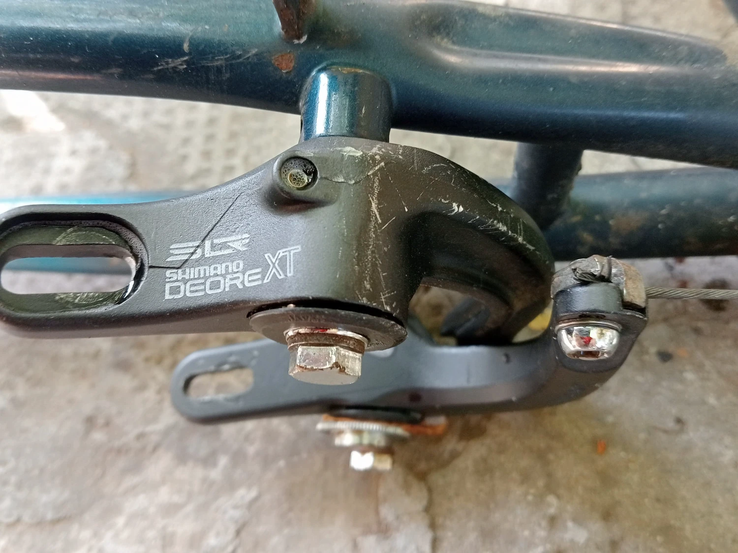 4. Set clești frana U -Breake Shimano Deore XT Japan model vintage
