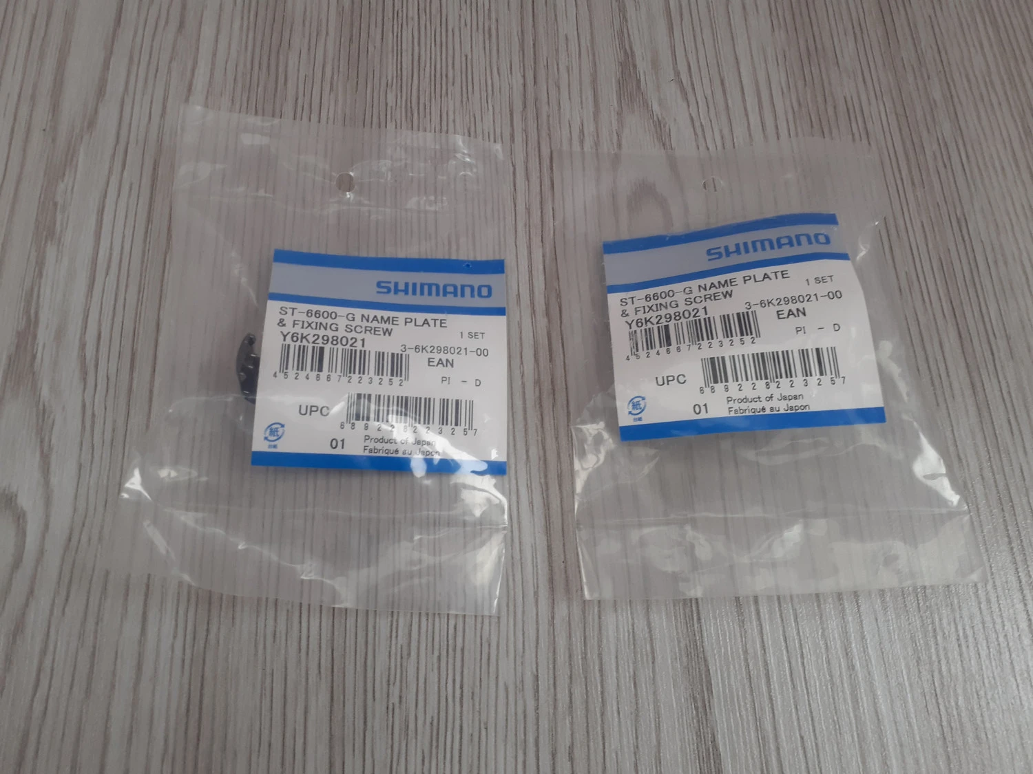 1. Name Plate (capace) Shimano Ultegra