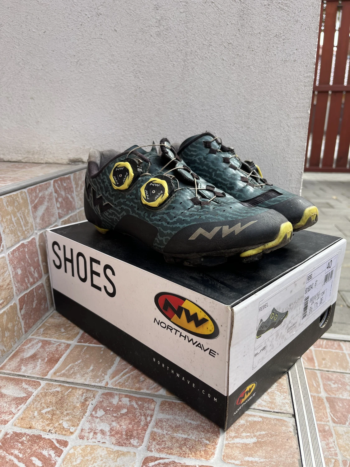 1. Pantofi ciclism Northwave Rebel carbon 40
