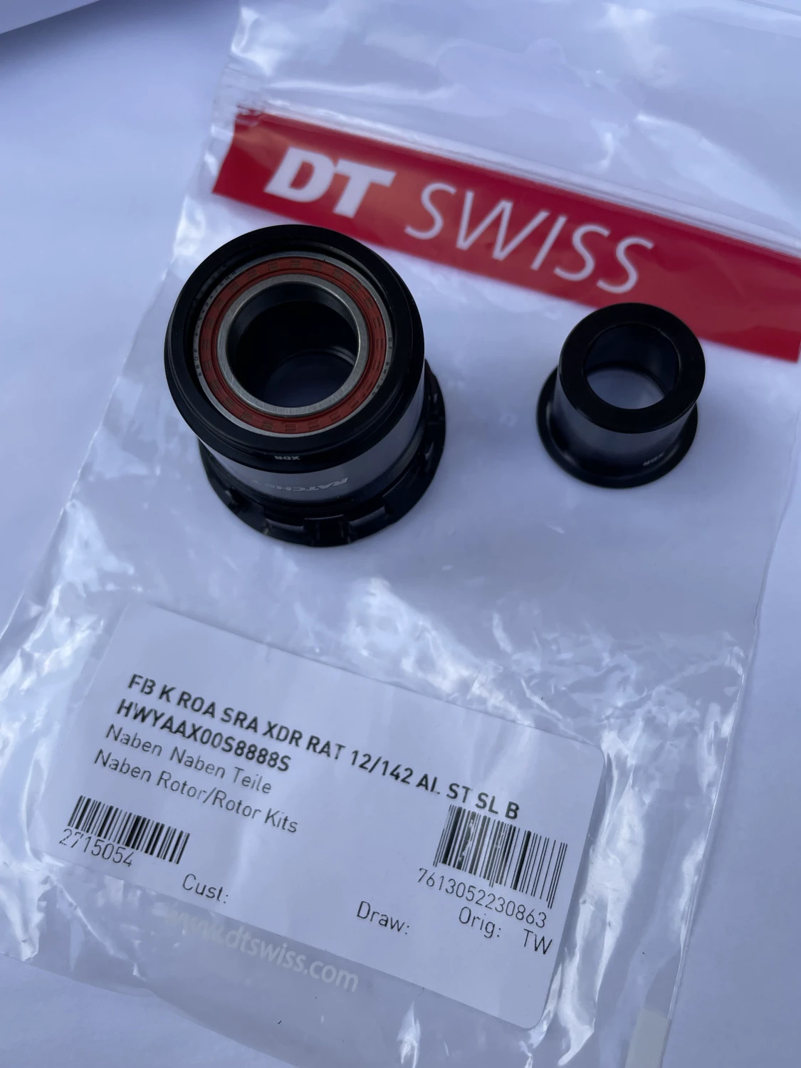1. Freehub DT Swiss Sram XDR