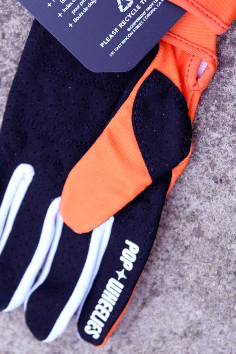2. Troy Lee Designs GP orange Solid - Large manusi MTB