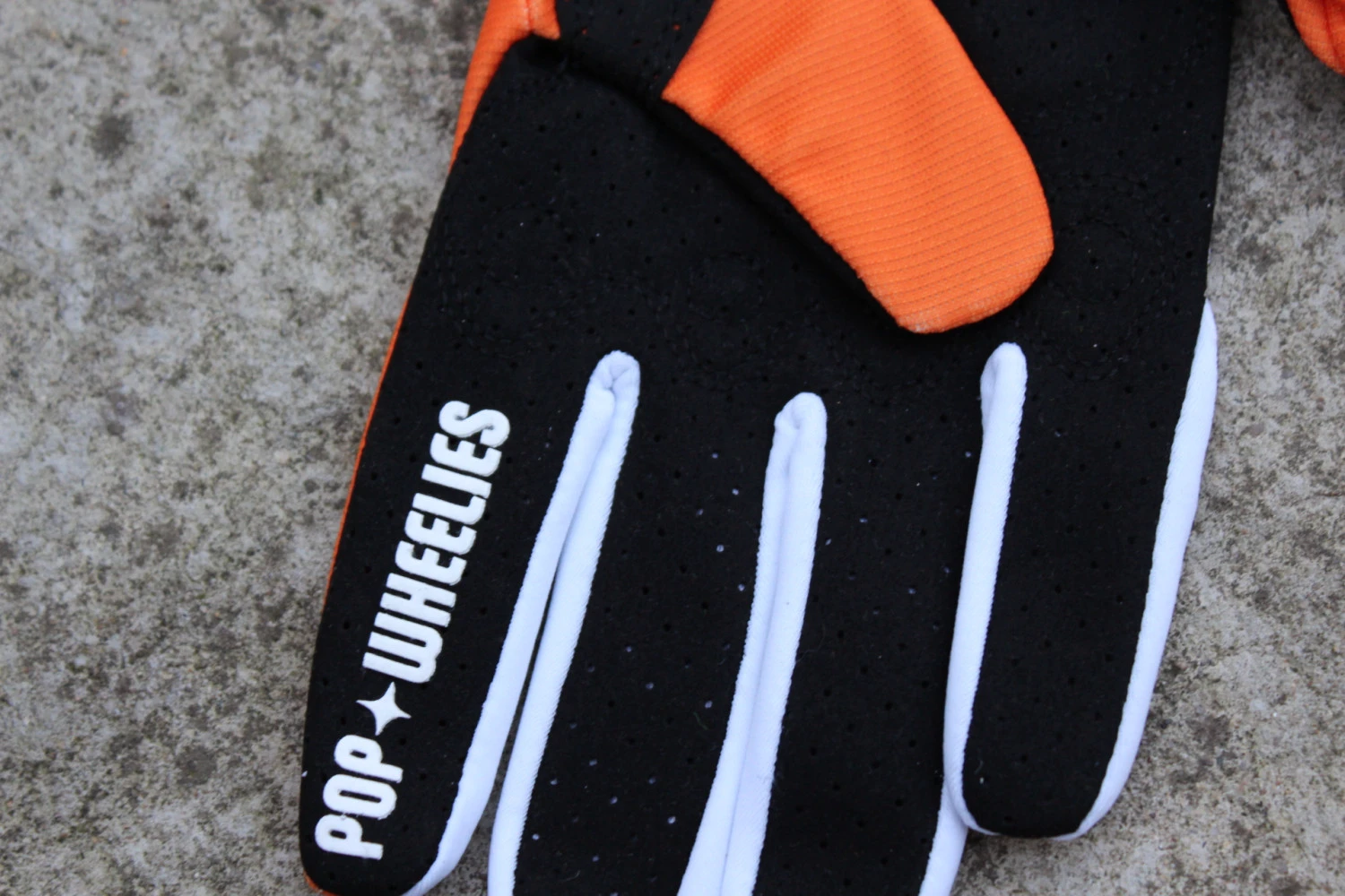 4. Troy Lee Designs GP orange Solid - Large manusi MTB