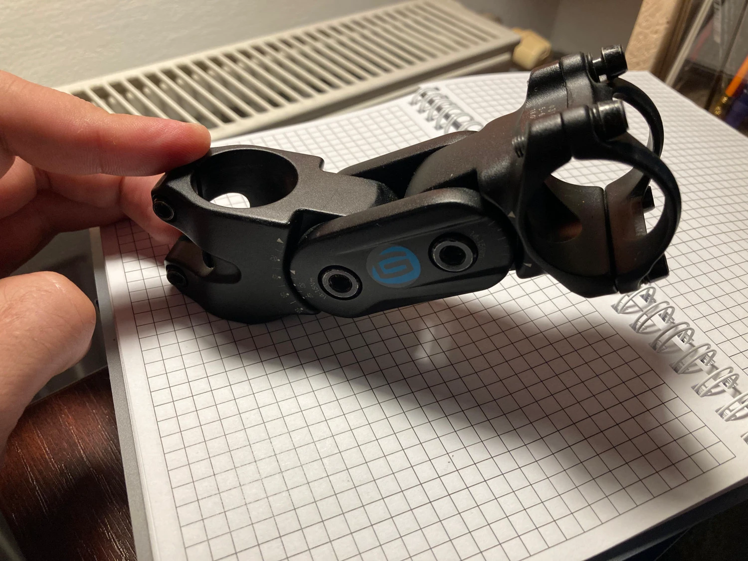 1. Pipă bicicletă reglabilă Gudereit Ø 31.8 mm
