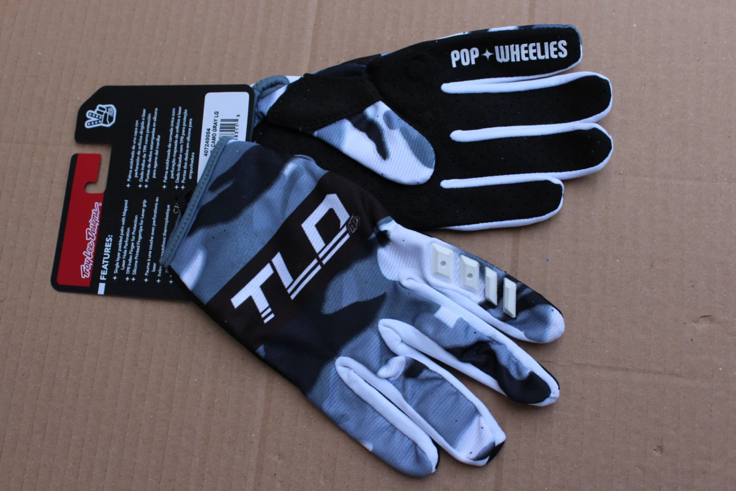 1. Troy Lee Designs GP Camo Gray - Large